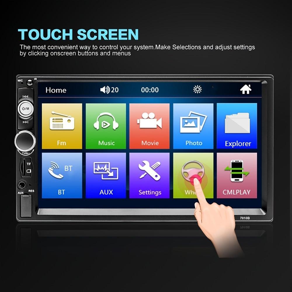 2 Din 7 Inch Car Stereo Touch Screen Multimedia MP5 Radio - KinglyDay