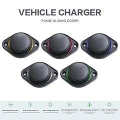 Dual Socket Charger USB 3.1A 12-24V Slide for Car/Bus/Boat - KinglyDay