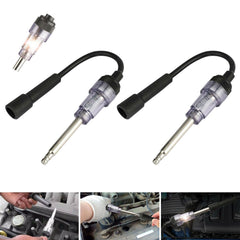 2PCS In-Line Spark Plug Tester 6-12V Ignition Coil Engine System Diagnostic Tool - KinglyDay