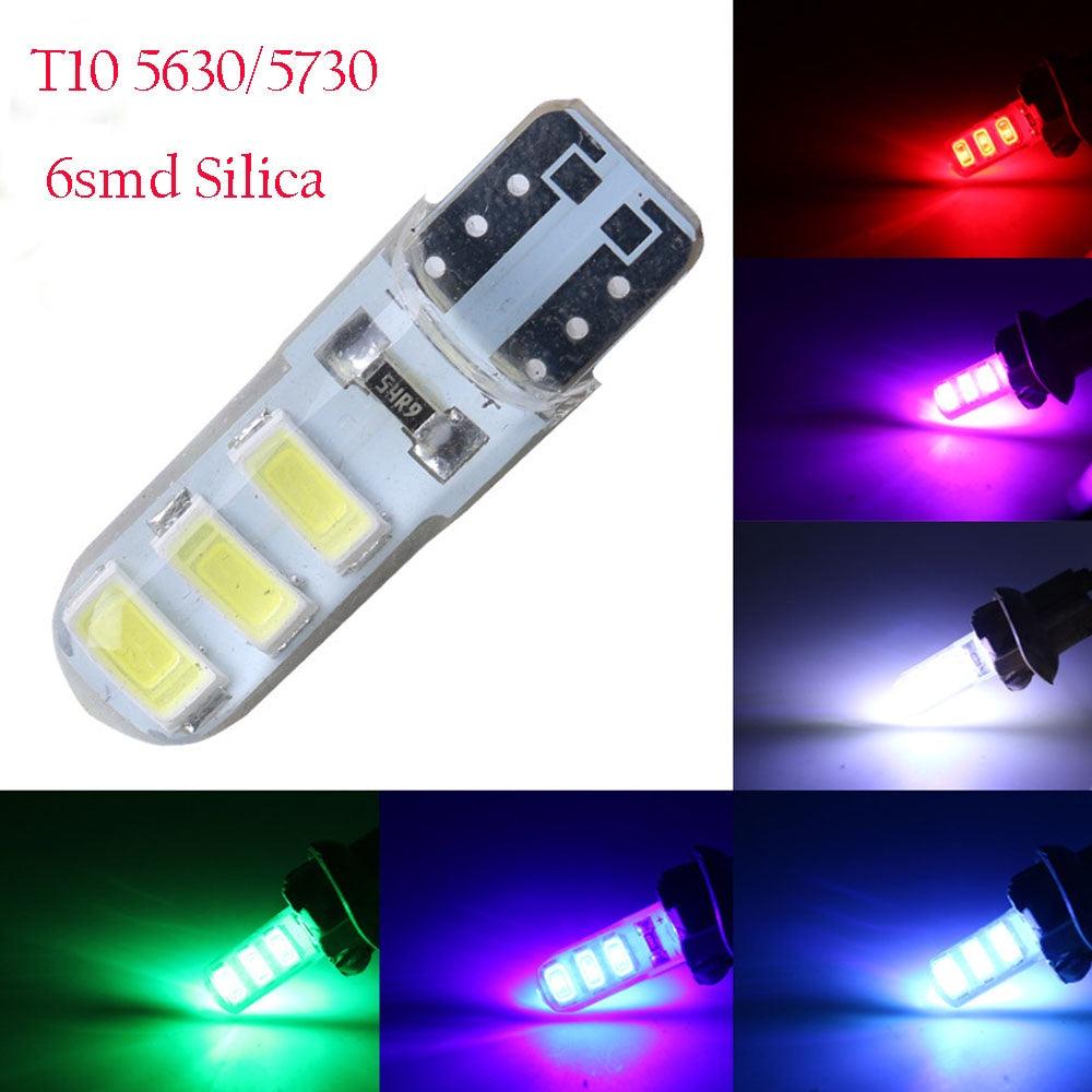 5PCS T10 Waterproof Led Lamp W5W 5630 6Led for Light Car 6SMD 5730 T10 - KinglyDay