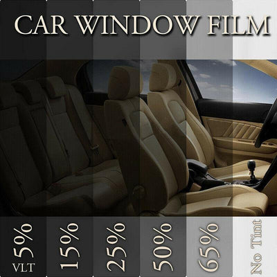 15% VLT Black Pro Car Home Glass Window Tint Tinting Film Roll - KinglyDay