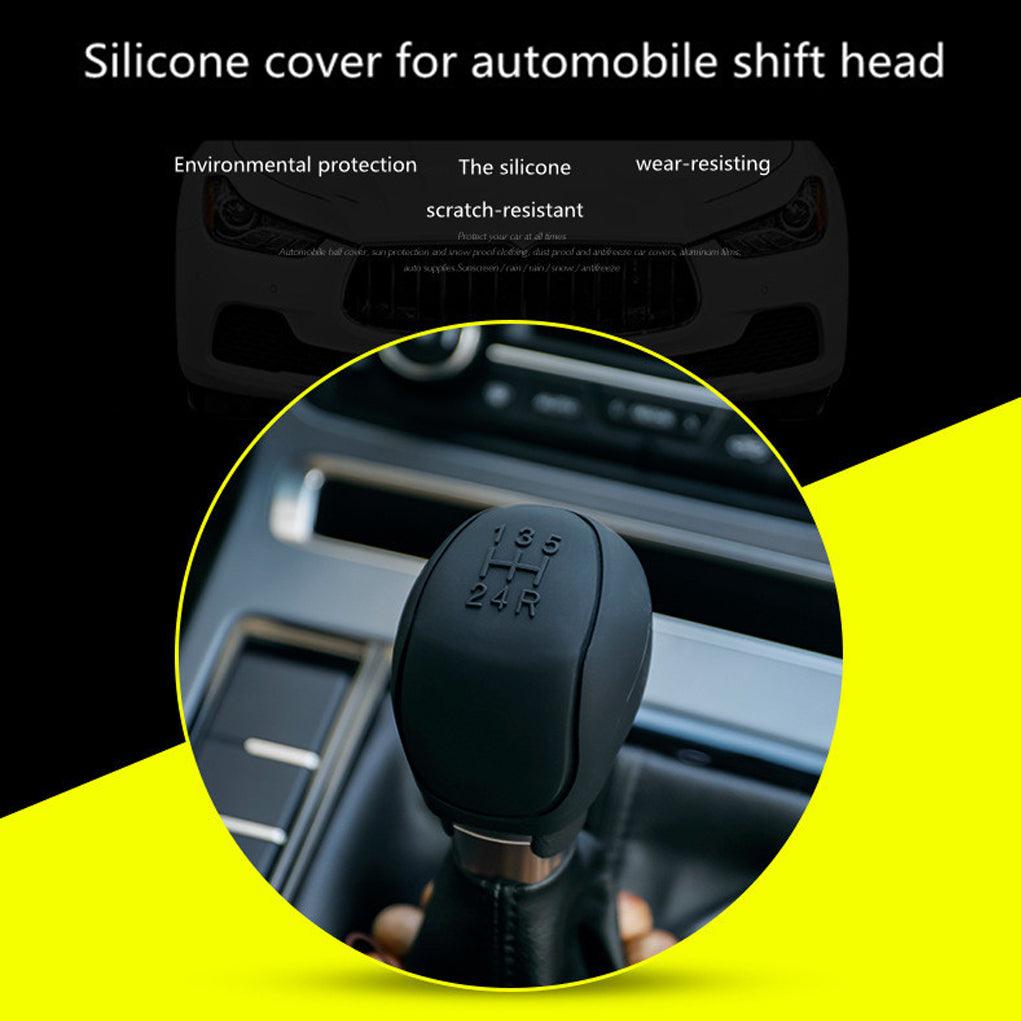 Car Manual Gear round Silicone Gear Head Cover Gear Cover Gear Handle Cover Bobble Cover Small Truck General Supplies - KinglyDay