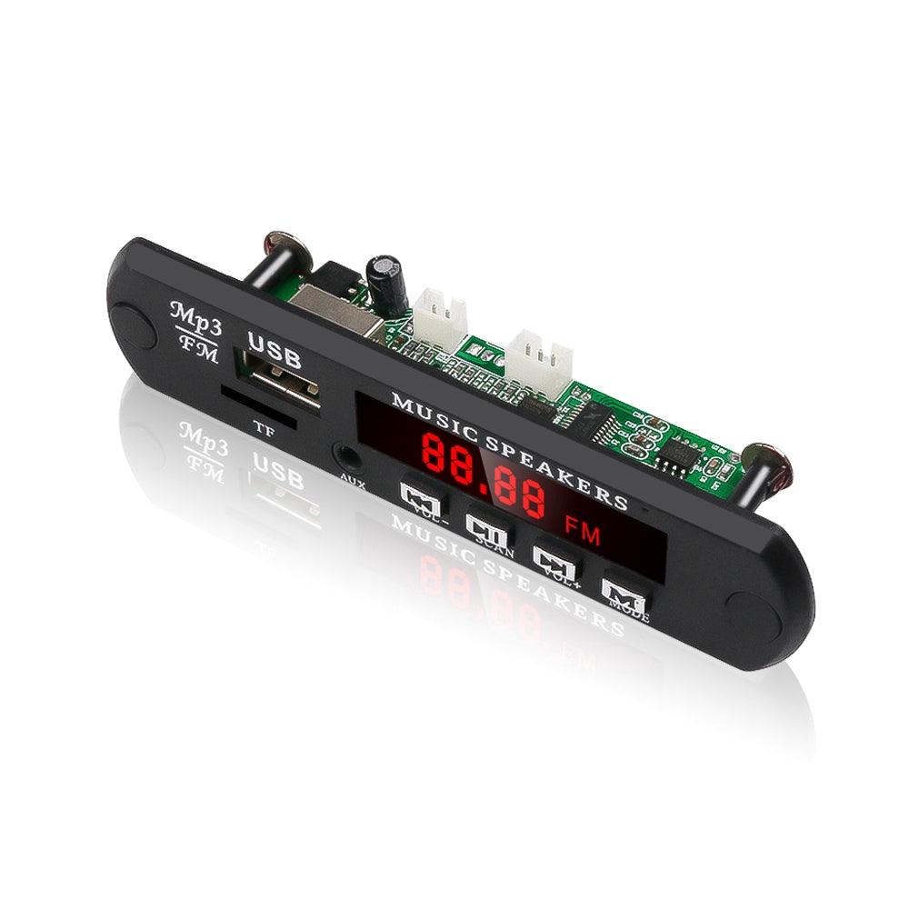 Car Decoder Board MP3 WMA WAV Player Car Audio USB TF FM Radio Module 5V 12V With Remote Control - KinglyDay