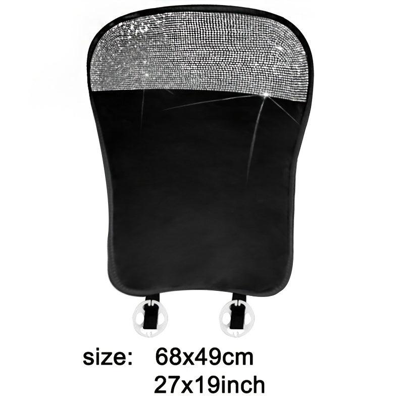 1PC Car Seat Cover, Universal Fit Most Cars Universal Long Plush Car Seat Cover Diamond Auto Interior Seat Cushion Car Accessories For Women - KinglyDay