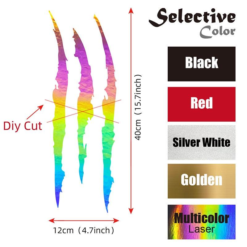 Car Sticker Individuality Zero Stripe Claw Marks Vinyl Stickers Decal Car Styling Decoration Accessories - KinglyDay