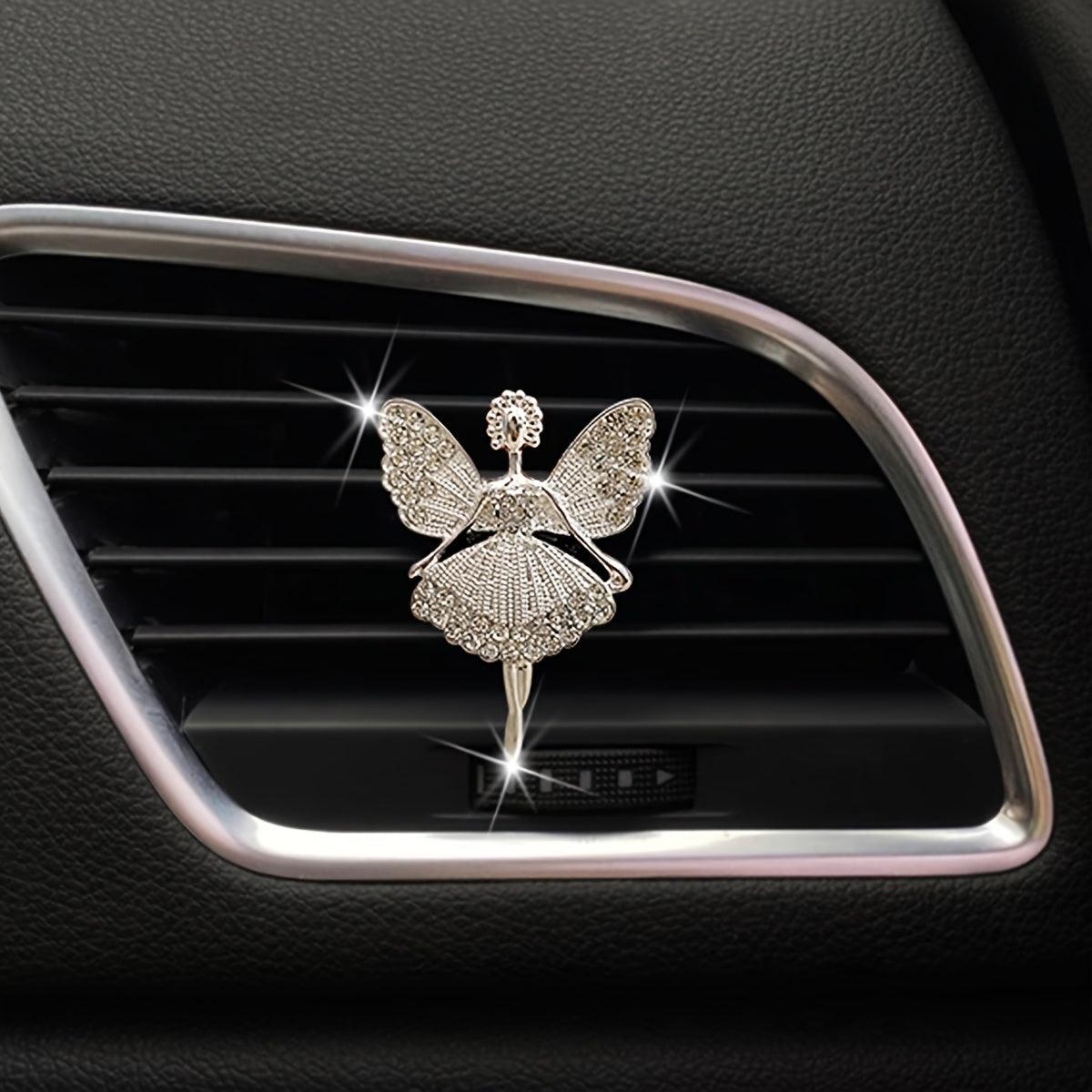 Angel Ballet Girl Car Air Vent Decoration Clip Car Accessaries, NO Scent Tablet - KinglyDay