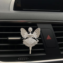 Angel Ballet Girl Car Air Vent Decoration Clip Car Accessaries, NO Scent Tablet - KinglyDay