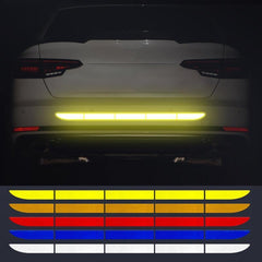 Car Auto Reflective Warn Strip Tape Bumper Safety Stickers Decal Car Accessories - KinglyDay