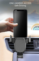 Car Holder Phone Stand Steady Fixed Bracket Gravity sensing Auto Grip - KinglyDay