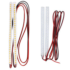 2PCS Car Rear view Mirror LED Strip Lamp Flowing Turn Signal Side Lights 12V - KinglyDay