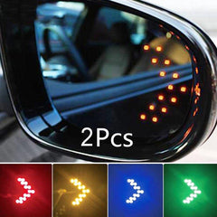 2PCS Car Styling Arrow Indicator Car Rear Side Turn Signal - KinglyDay