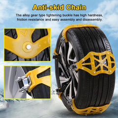 Universal Tire Chains Anti-slid Snow Chain Portable Easy to Mount Emergency Traction Car Snow Tyre Chain - KinglyDay