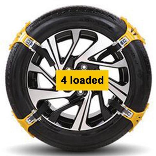 Universal Tire Chains Anti-slid Snow Chain Portable Easy to Mount Emergency Traction Car Snow Tyre Chain - KinglyDay