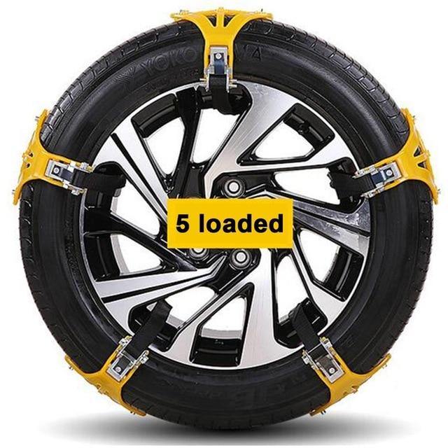 Universal Tire Chains Anti-slid Snow Chain Portable Easy to Mount Emergency Traction Car Snow Tyre Chain - KinglyDay