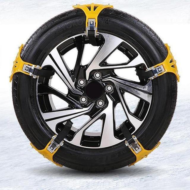 Universal Tire Chains Anti-slid Snow Chain Portable Easy to Mount Emergency Traction Car Snow Tyre Chain - KinglyDay