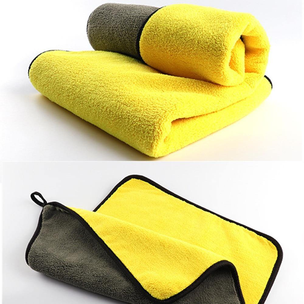 30/40/60CM Car Wash Microfiber Towel Car Cleaning Drying Cloth - KinglyDay