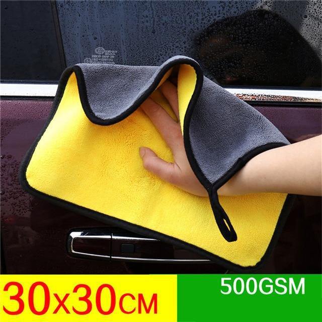 30/40/60CM Car Wash Microfiber Towel Car Cleaning Drying Cloth - KinglyDay