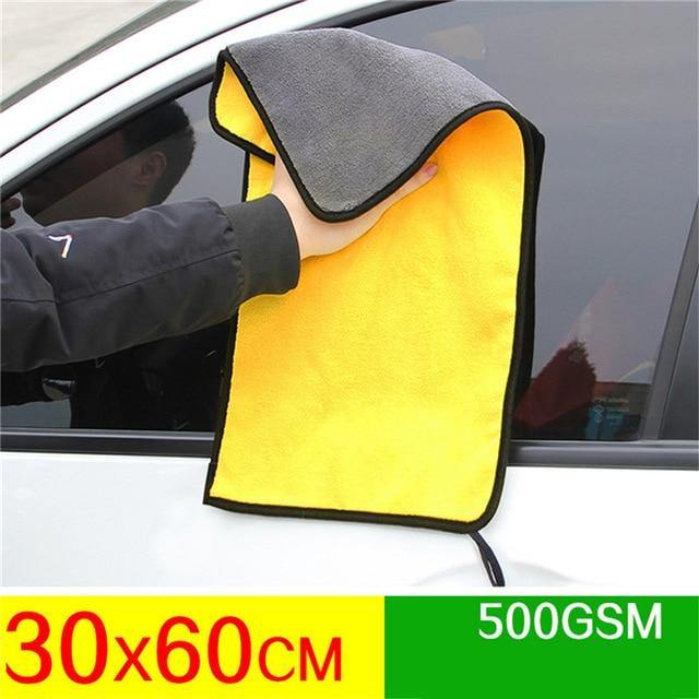 30/40/60CM Car Wash Microfiber Towel Car Cleaning Drying Cloth - KinglyDay