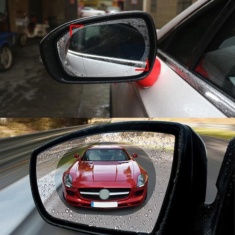 2PCS Car Anti Water Mist Anti-fog Rainproof Rearview Mirror Protective Films - KinglyDay