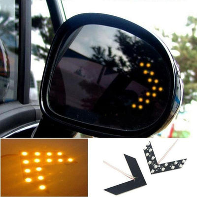 2PCS Car Styling Arrow Indicator Car Rear Side Turn Signal - KinglyDay