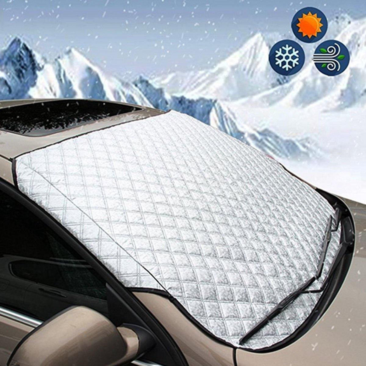 WINDSCREEN COVER Car Window Screen Sunlight Frost Ice Dust Protector - KinglyDay