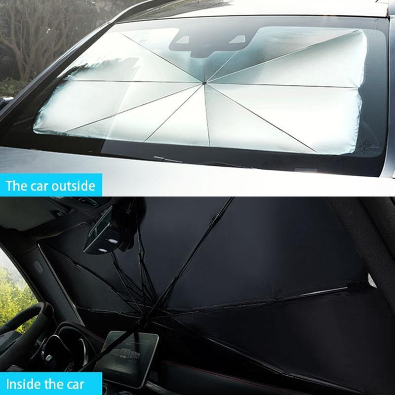 Car Sun Shade Protector Parasol Auto Front Window Sunshade Cover - KinglyDay