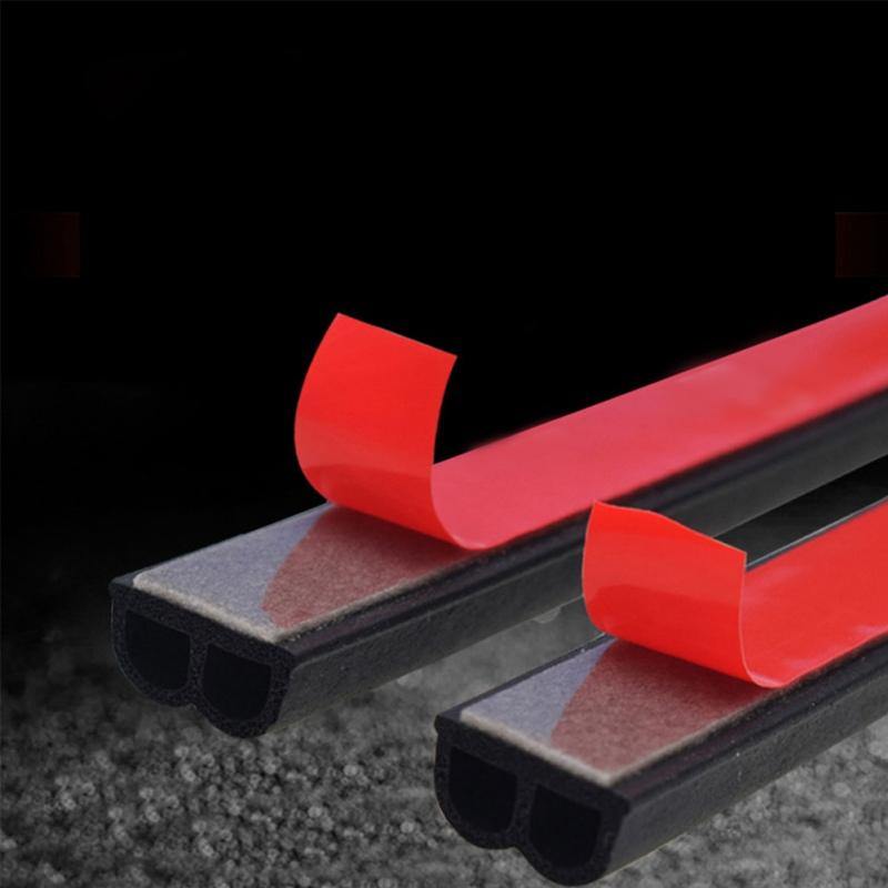 Weatherstrip Small D-shape Car Door Window Edge Rubber Seal Weather Strip - KinglyDay