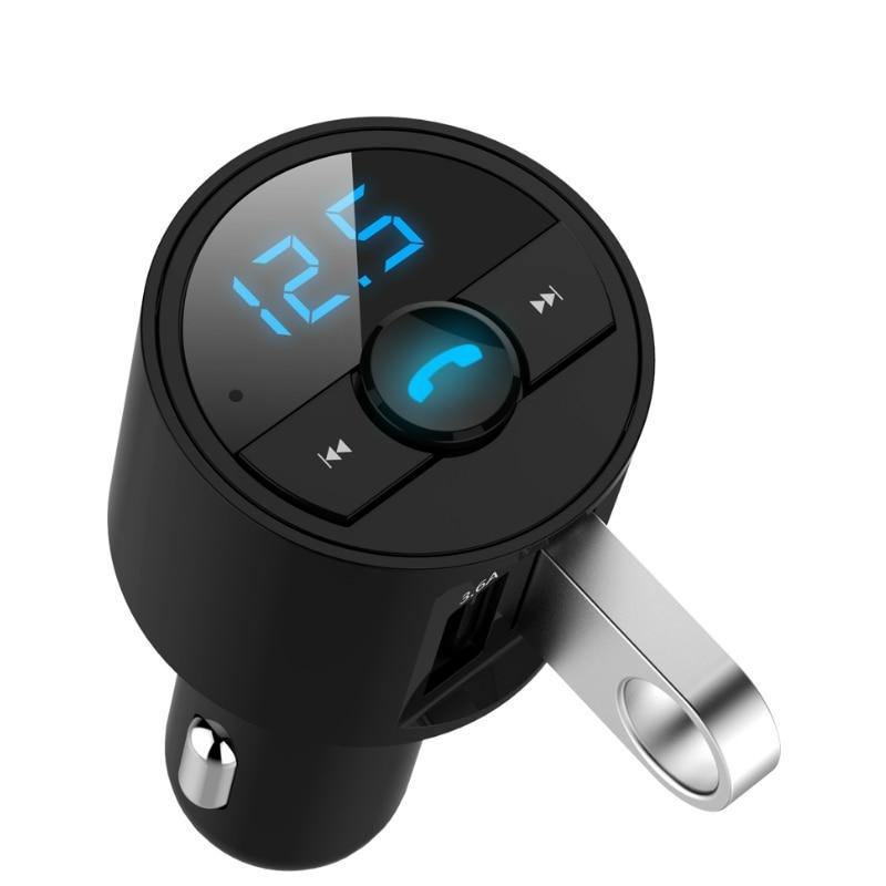 3.6A Quick USB Charger Bluetooth Music Player FM Transmitter Phone Handsfree Carkit - KinglyDay