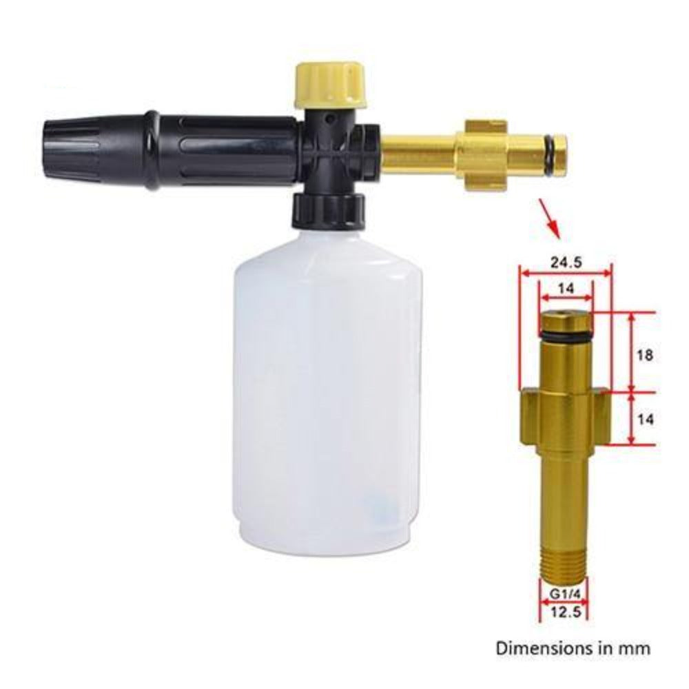 Snow Foam Lance Pressure Washer Car Wash Cannon Sprayer - KinglyDay