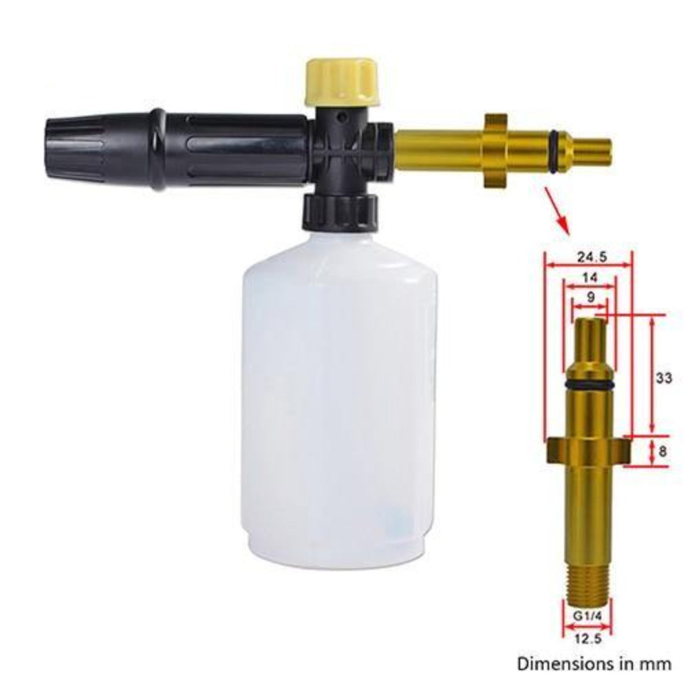 Snow Foam Lance Pressure Washer Car Wash Cannon Sprayer - KinglyDay