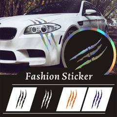 Universal Scratch Stripe Headlight Truck Decal Sticker 40cm * 12cm - KinglyDay