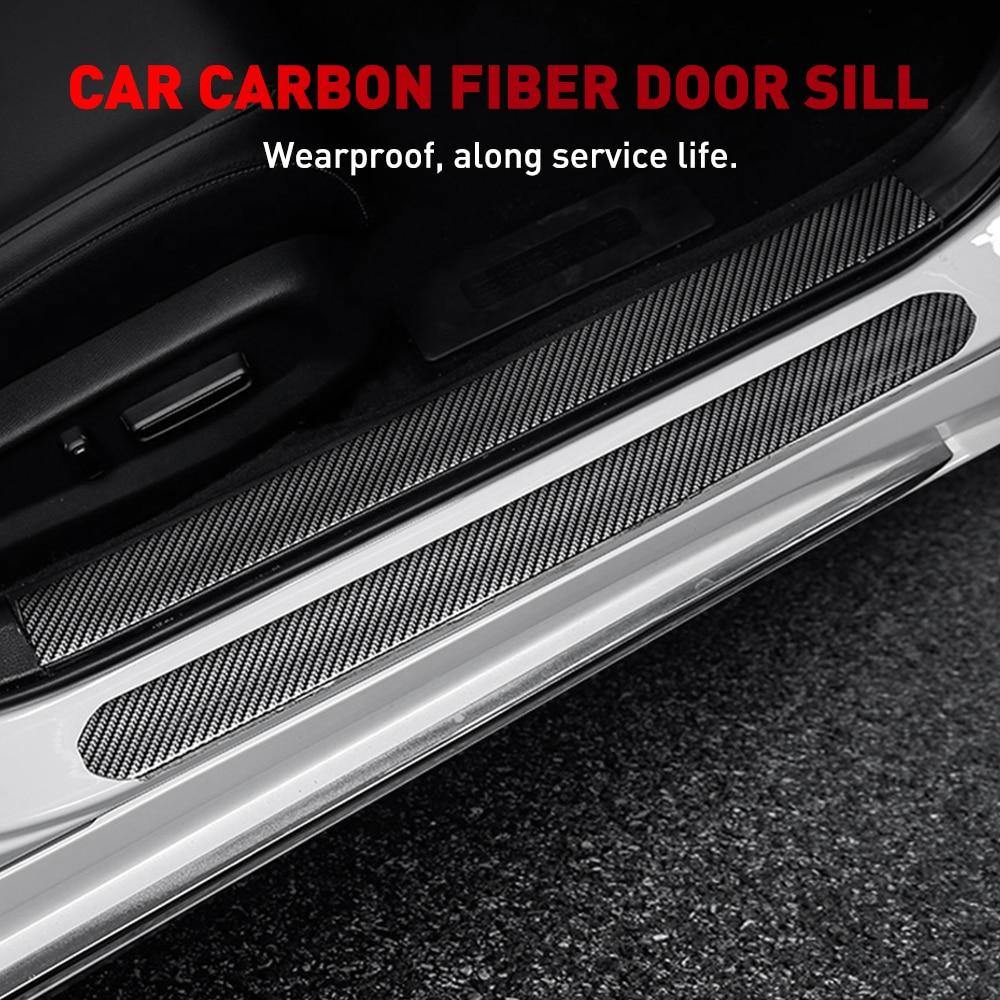 79" Car Door Plate Sill Scuff Cover Anti Scratch Sticker - KinglyDay