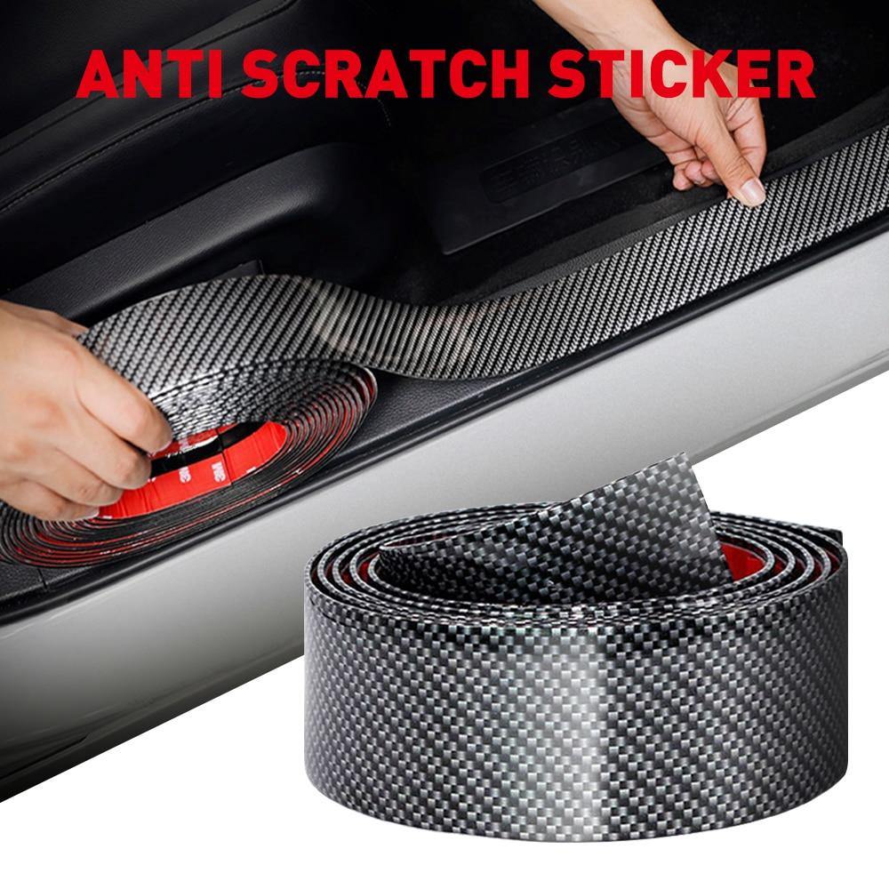 79" Car Door Plate Sill Scuff Cover Anti Scratch Sticker - KinglyDay