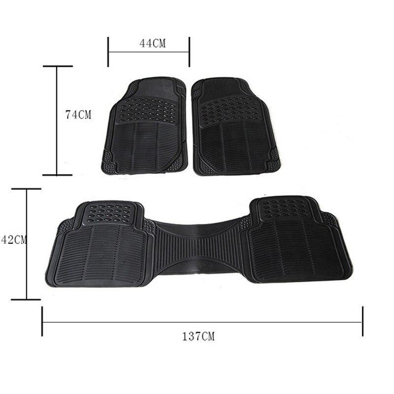 Car Floor Mats for All Weather Rubber Tactical Heavy Duty  3pcs/Set - KinglyDay