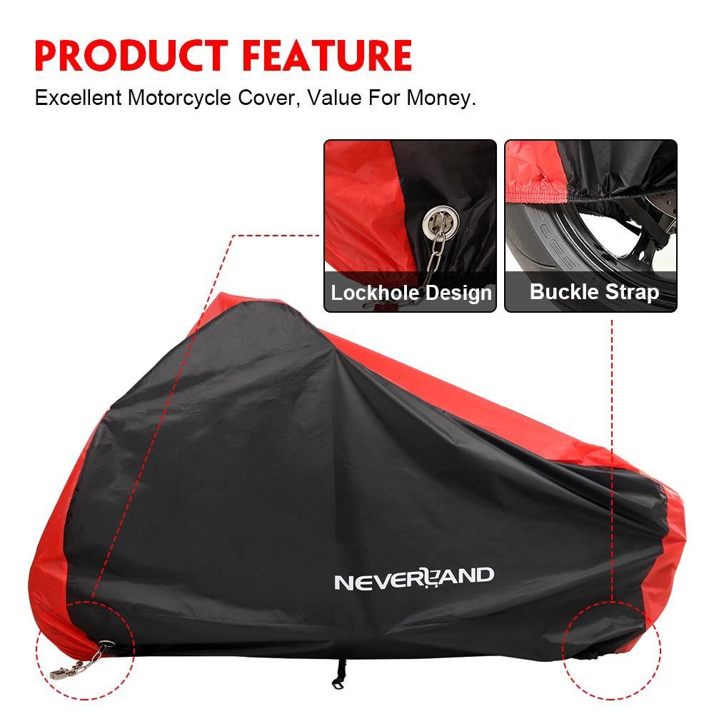 Motorcycle Cover All Season Waterproof Dustproof UV Protective - KinglyDay