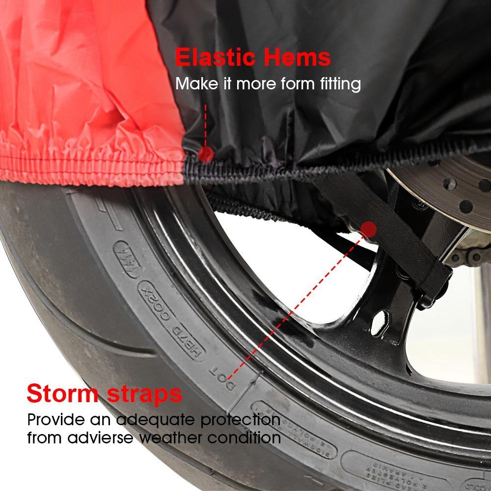 Motorcycle Cover All Season Waterproof Dustproof UV Protective - KinglyDay