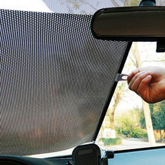 Universal Car Sunshade Curtain Black Cover - KinglyDay