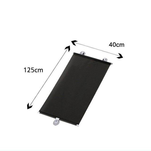 Universal Car Sunshade Curtain Black Cover - KinglyDay