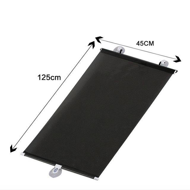 Universal Car Sunshade Curtain Black Cover - KinglyDay