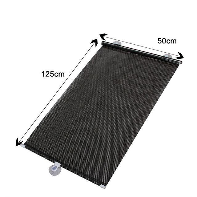 Universal Car Sunshade Curtain Black Cover - KinglyDay