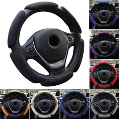 Universal Steering wheel cover Auto Inner Non-slip Flocking Cloth Cushion - KinglyDay