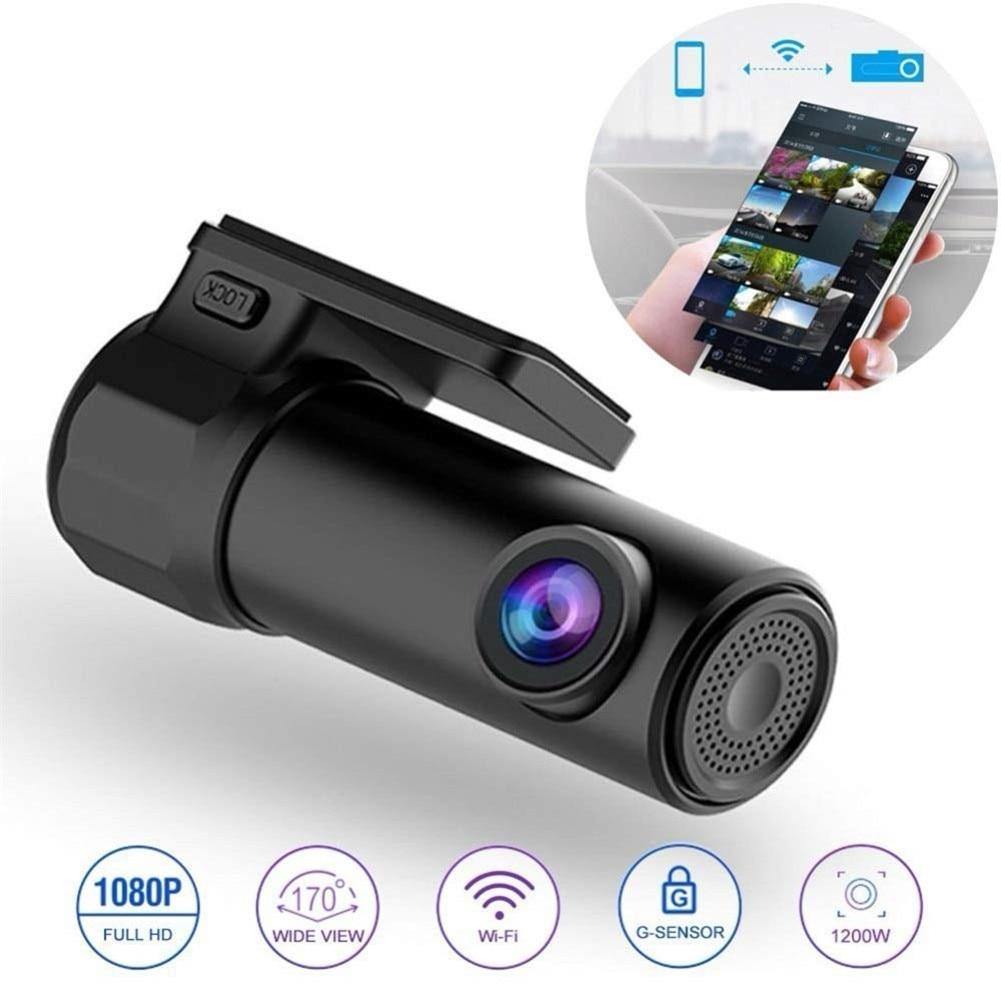 Mini WIFI Dash Cam 1080P Car DVR Camera 170°Wide Angle Video Recorder G-sensor - KinglyDay