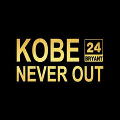 6" * 3" KOBE NEVER OUT Sticker Letters Vinyl For Car Auto - KinglyDay