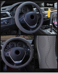 38CM/15" Auto Car Steering-wheel Cover High Steering Cover Anti-slip - KinglyDay