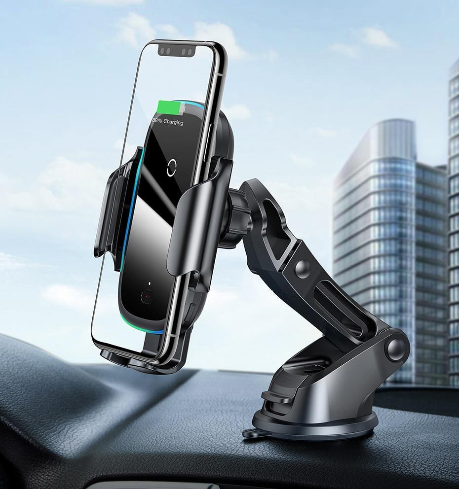 15W Fast Wireless Car Charger Mount for Air Vent Mount Car Intelligent Phone Holder - KinglyDay