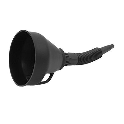 2 in 1 Car Black Plastic Flexible Can Spout Filter Gas Oil Water Fuel Funnel - KinglyDay