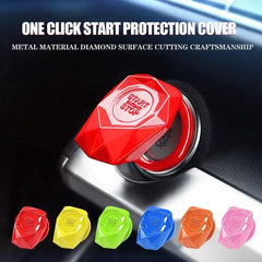 Auto Car SUV Decorative Red Accessories Button Start Switch Protection Cover - KinglyDay