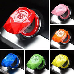 Auto Car SUV Decorative Red Accessories Button Start Switch Protection Cover - KinglyDay