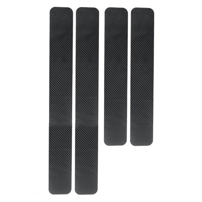 4/5PCS Carbon Fiber Car Door Plate Sill Scuff Cover Anti Scratch Sticker - KinglyDay