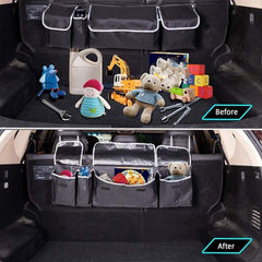 Car Trunk Organizer Car Interior Accessories Back Seat Storage Box Bag Oxford - KinglyDay